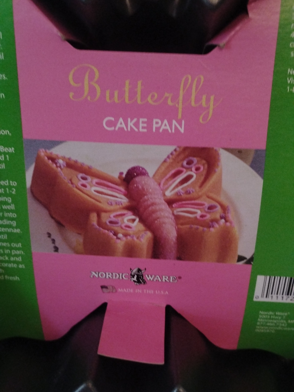 Nordic Ware Pink Butterfly Cake Mold